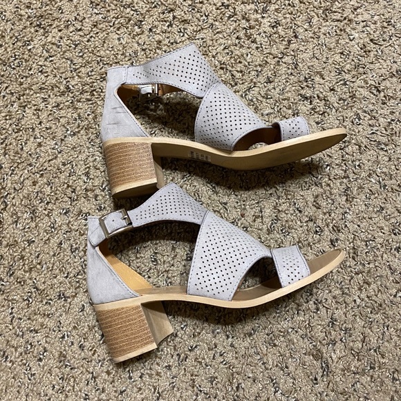 Grey Suede Heels - Picture 4 of 5